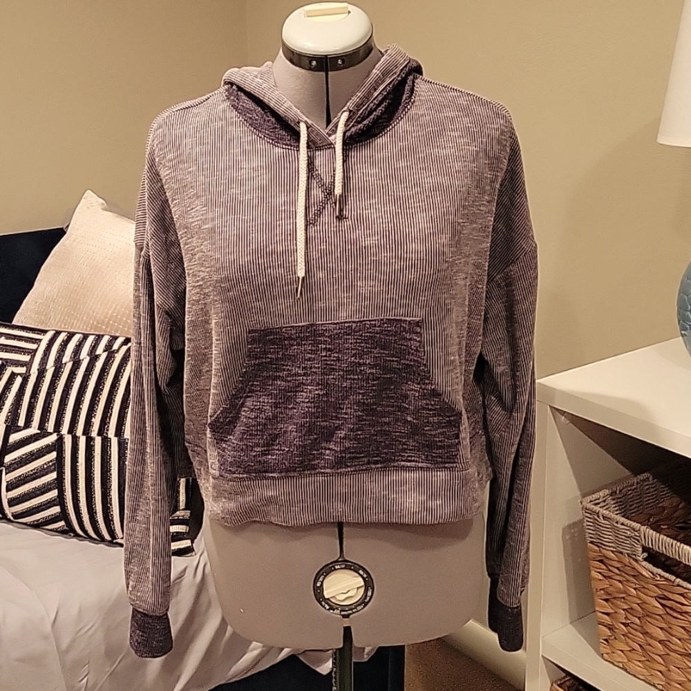 EUC Ribbed hoodie